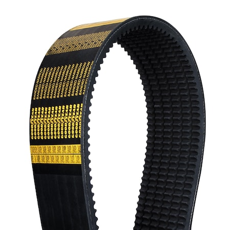Narrow Cogged Banded V-Belt, 3VX Profile, 16 Ribs,67 Effective Length